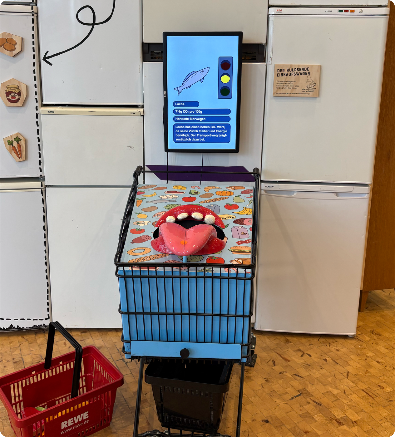Gesamtansicht der Installation